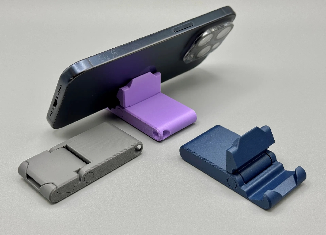 Compact mobile phone holder